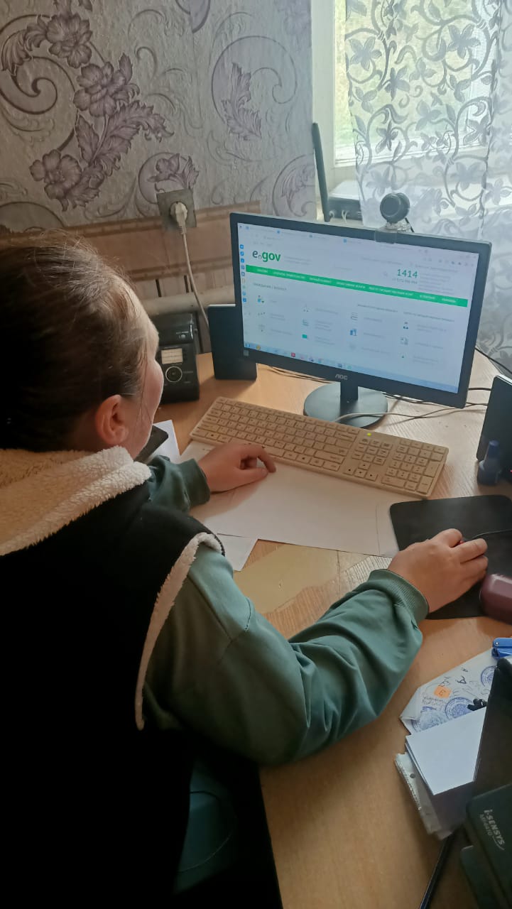 2025 жылдың 31 наурызында Қырымбет ауылдық округі әкімі аппаратының мамандары Сокологоровка ауылының тұрғындарымен порталда электрондық мемлекеттік қызметтер көрсету бойынша ақпараттық-түсіндіру жұмыстарын жүргізді eGov.kz және eGov мобильді қосымшасында.mobile.