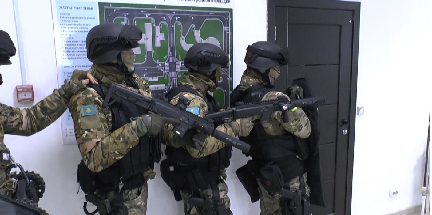 Терроризмге қарсы күрес жөніндегі Атырау облыстық жедел штабымен жекеленген жаттықтыру өткізілді