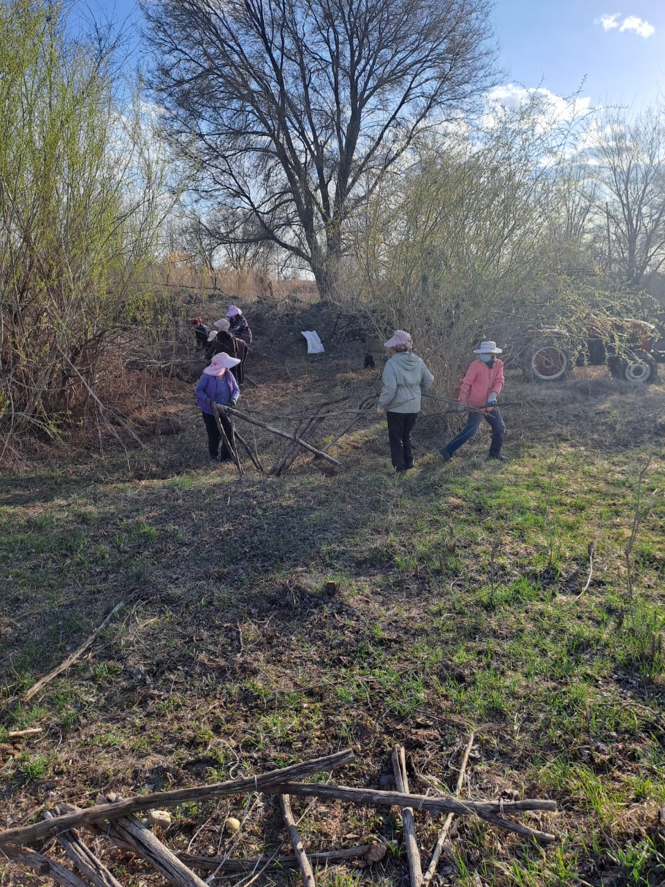 Тастөбе  ауылдық округі бойынша күнделікті атқарылып жатқан жұмыстар барысы