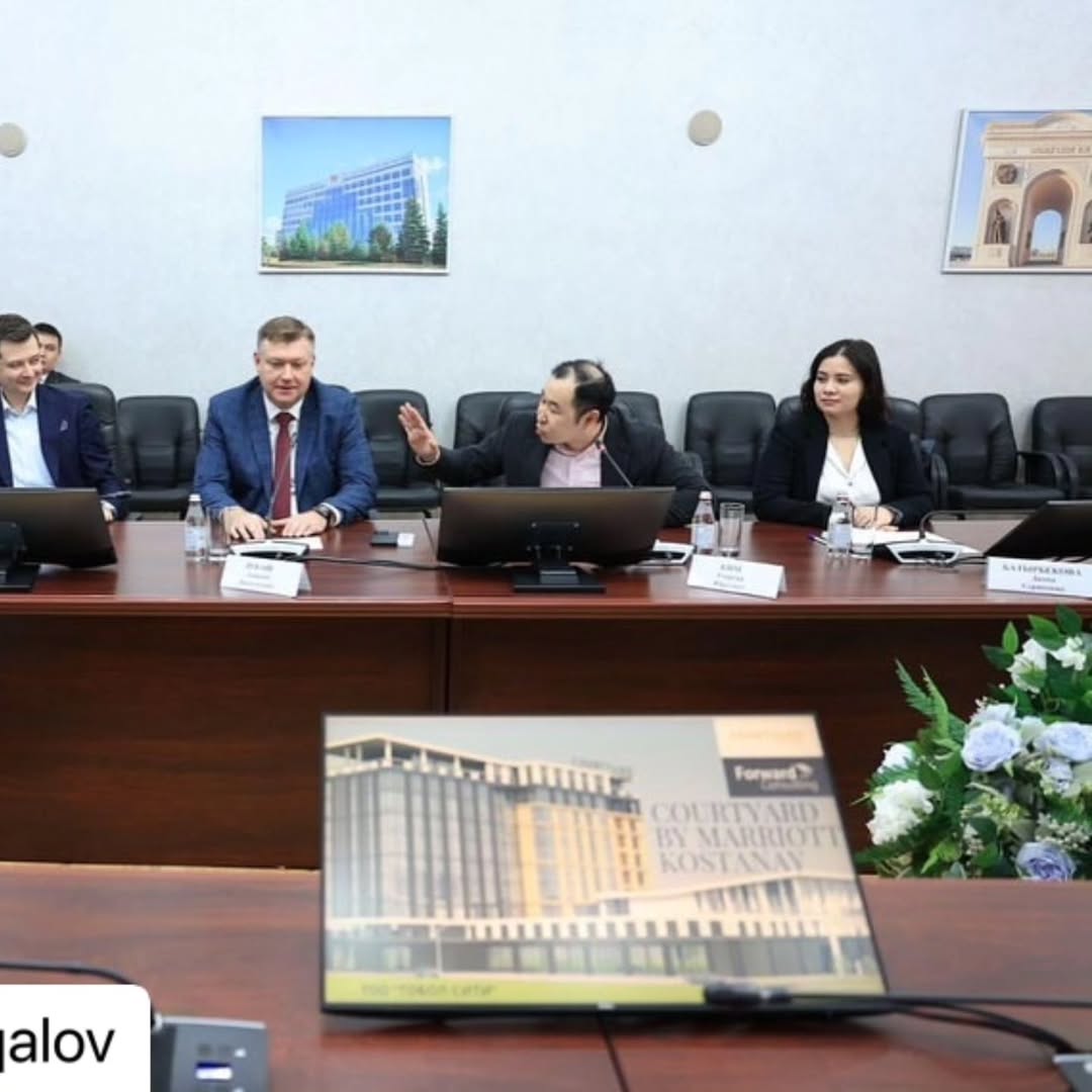 🔸Marriott International қонақүйлер желісінің өкілдерімен кездесу өткізілді. Заманауи қонақүй салу перспективалары талқыланды.
