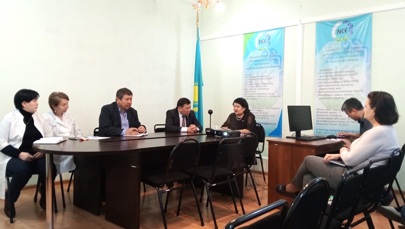 «Заң және тәртіп» идеологиясы аясында Ұлттық сараптама орталығының ұжымымен кездесу өтті