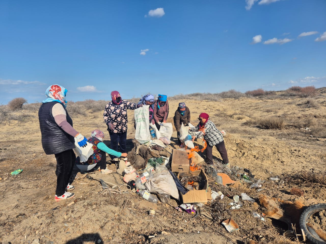 Таза  Қазақстан экологиялық санитарлық тазалау акциясы
