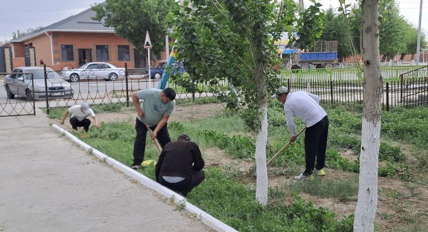 "Таза Қазақстан" экологиялық акциясы аясында тазалық жұмыстары жүргізілді