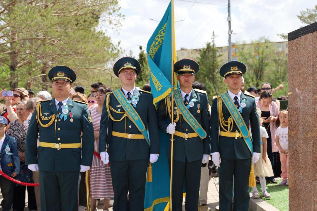 Ұлытау облысында Ұлы Жеңістің 80 жылдығы атап өтілді