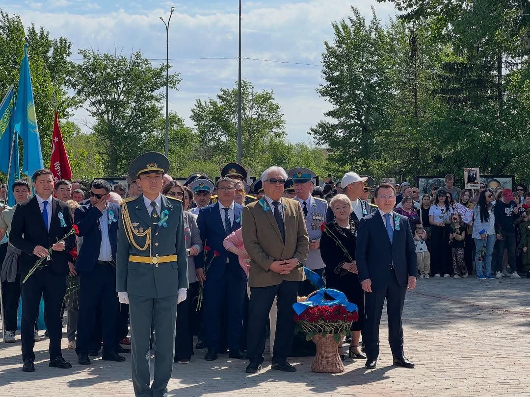 9 мамыр күні қаламызда Ұлы Отан соғысындағы Жеңістің 80 жылдығына арналған салтанатты іс-шара өтті.