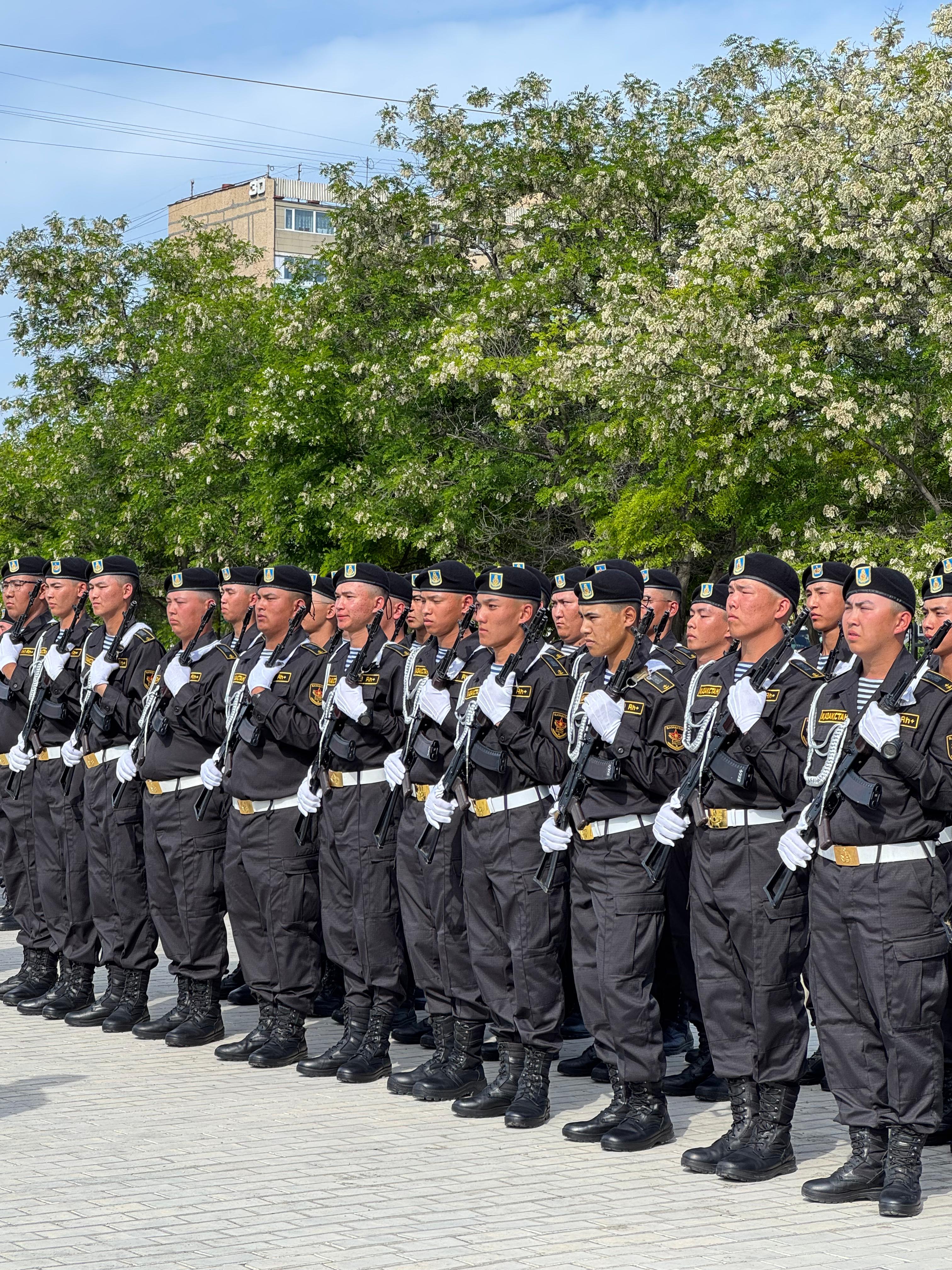 Ақтауда жас теңізшілер әскери ант қабылдады