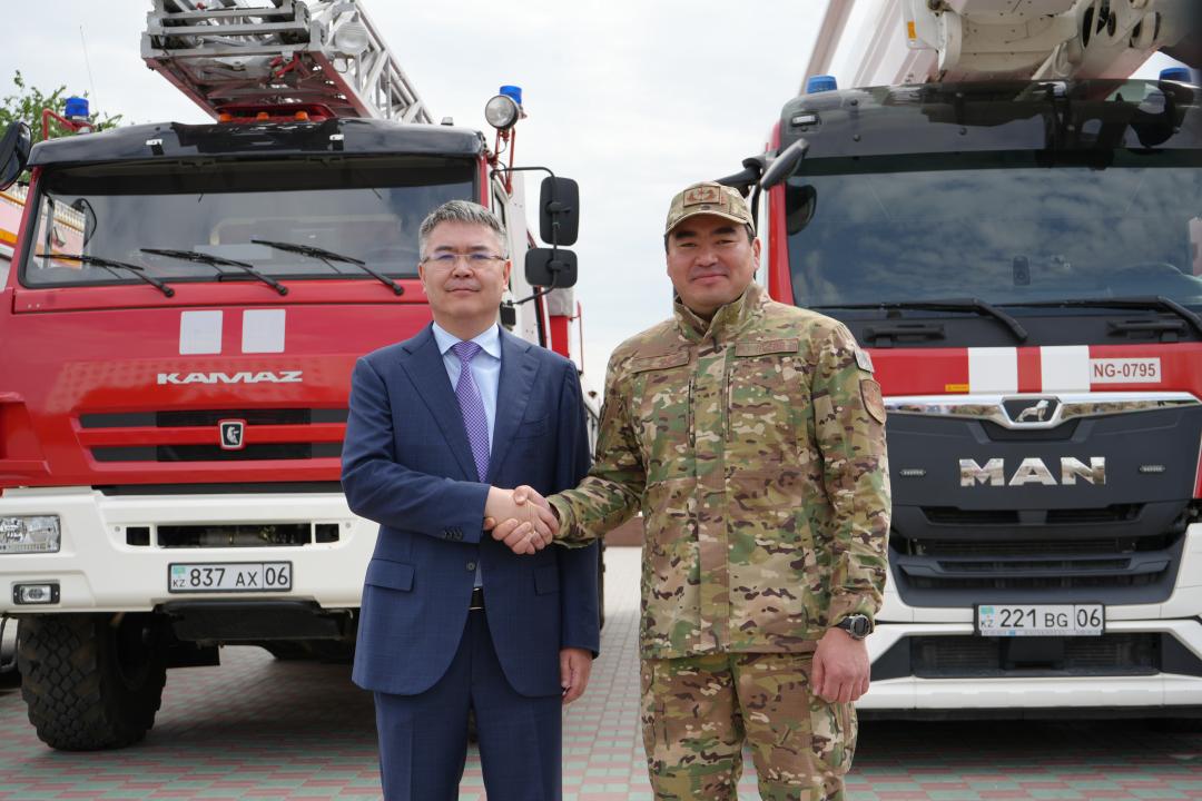 Құтқарушыларға арналған жаңа техника шалғайдағы ауылдардың қауіпсіздігін қамтамасыз етеді