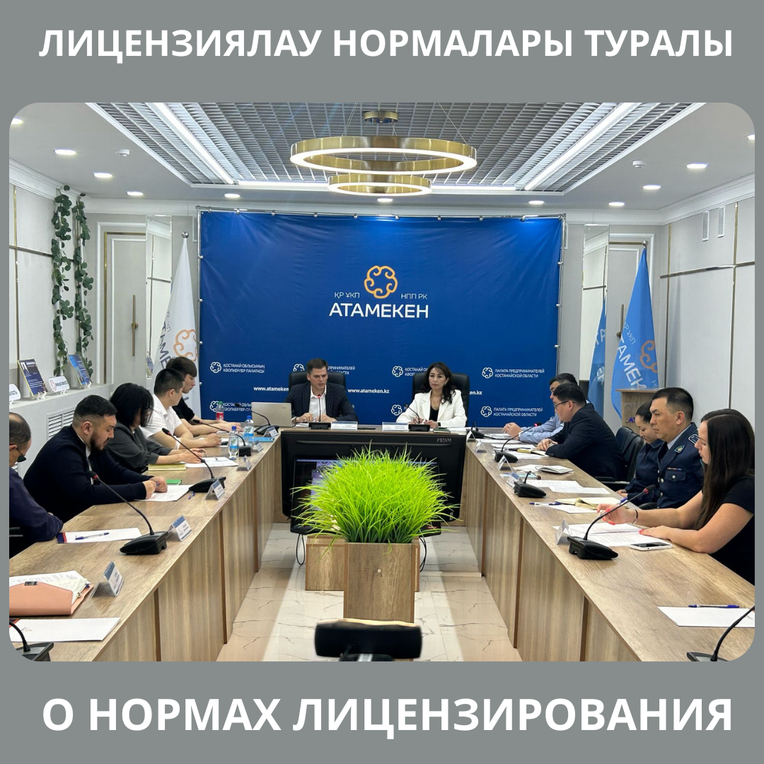 ЛИЦЕНЗИЯЛАУ НОРМАЛАРЫ ТУРАЛЫ