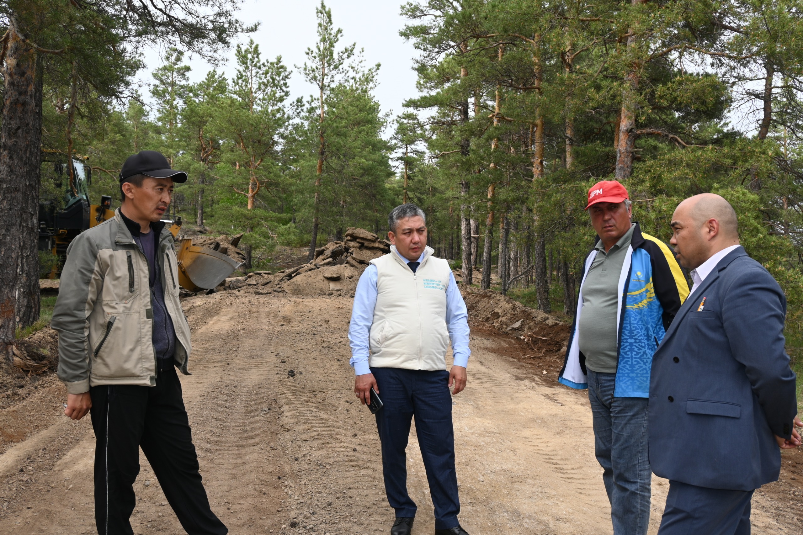Сандықтау ауданында шаңғы роллерлік трассаны күрделі жөндеу басталды