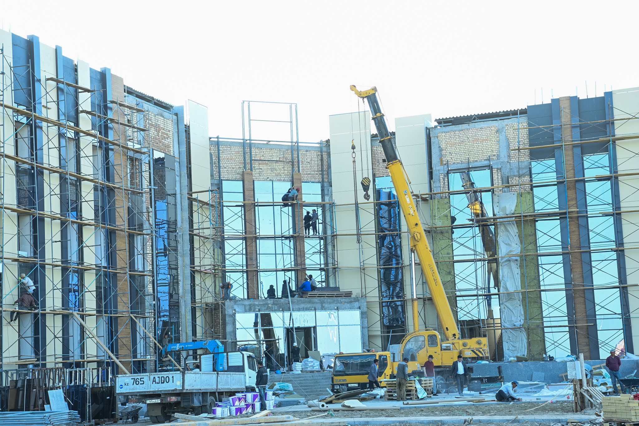 ҚЫЗЫЛОРДАДАҒЫ ҚҰРЫЛЫС НЫСАНДАРЫНДАҒЫ ЖҰМЫС АЯҚТАЛУҒА ЖАҚЫН