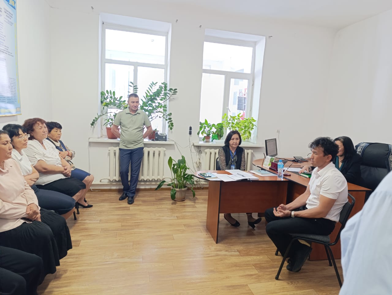 Еңбекшіқазақ аудандық бөлімшесінде зейнетақы және әлеуметтік төлемдері тағайындау бойынша техникалық сабақ өткізілді