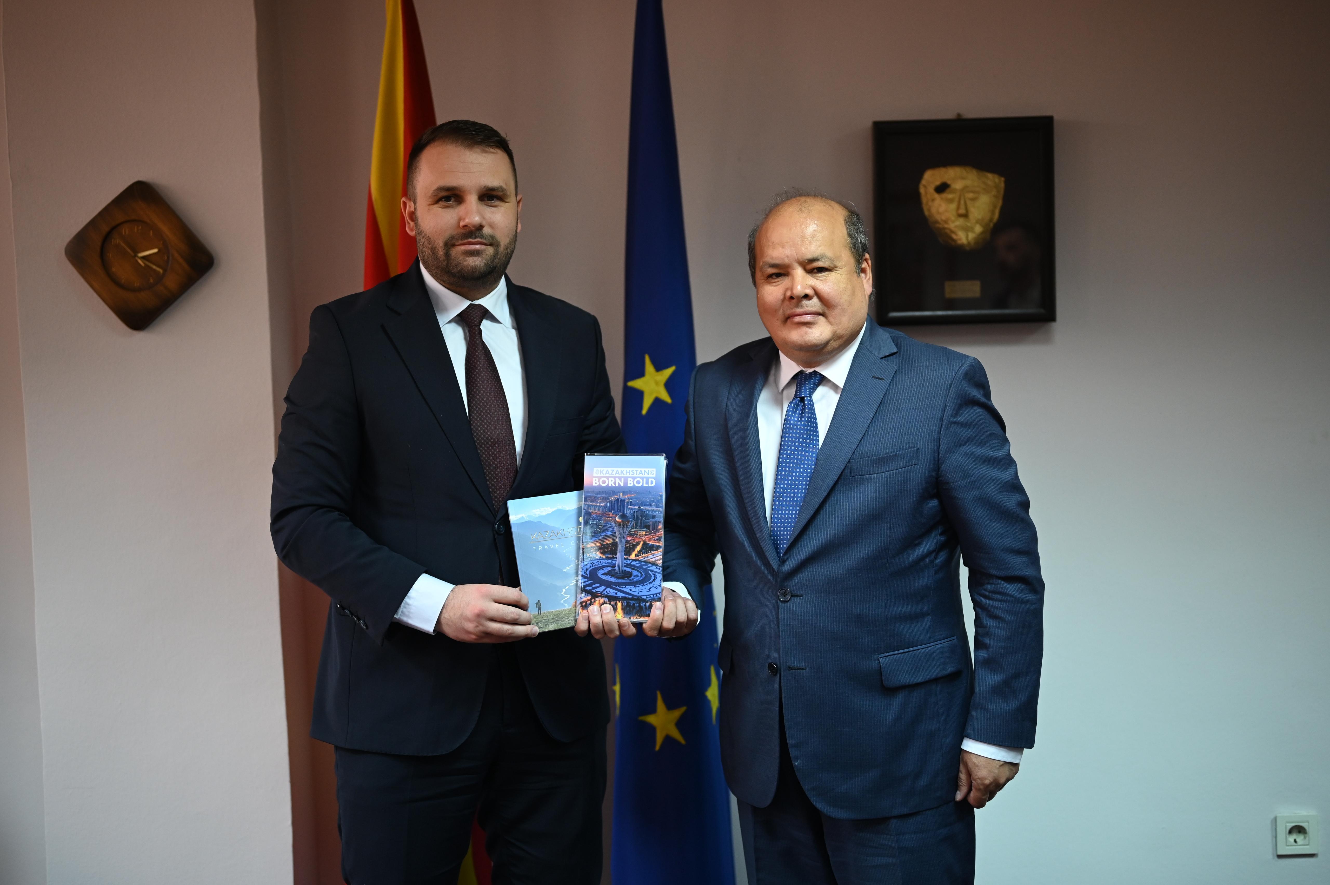 Kazakhstan and North Macedonia Aim to Strengthen Economic Ties