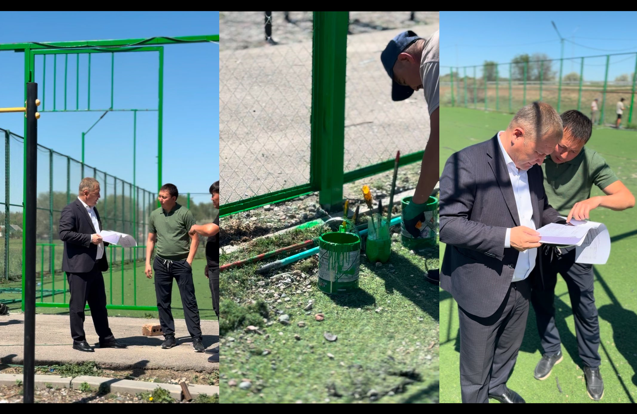 МТФ және Абылай хан көшелеріндегі жол жөндеу жұмыстары