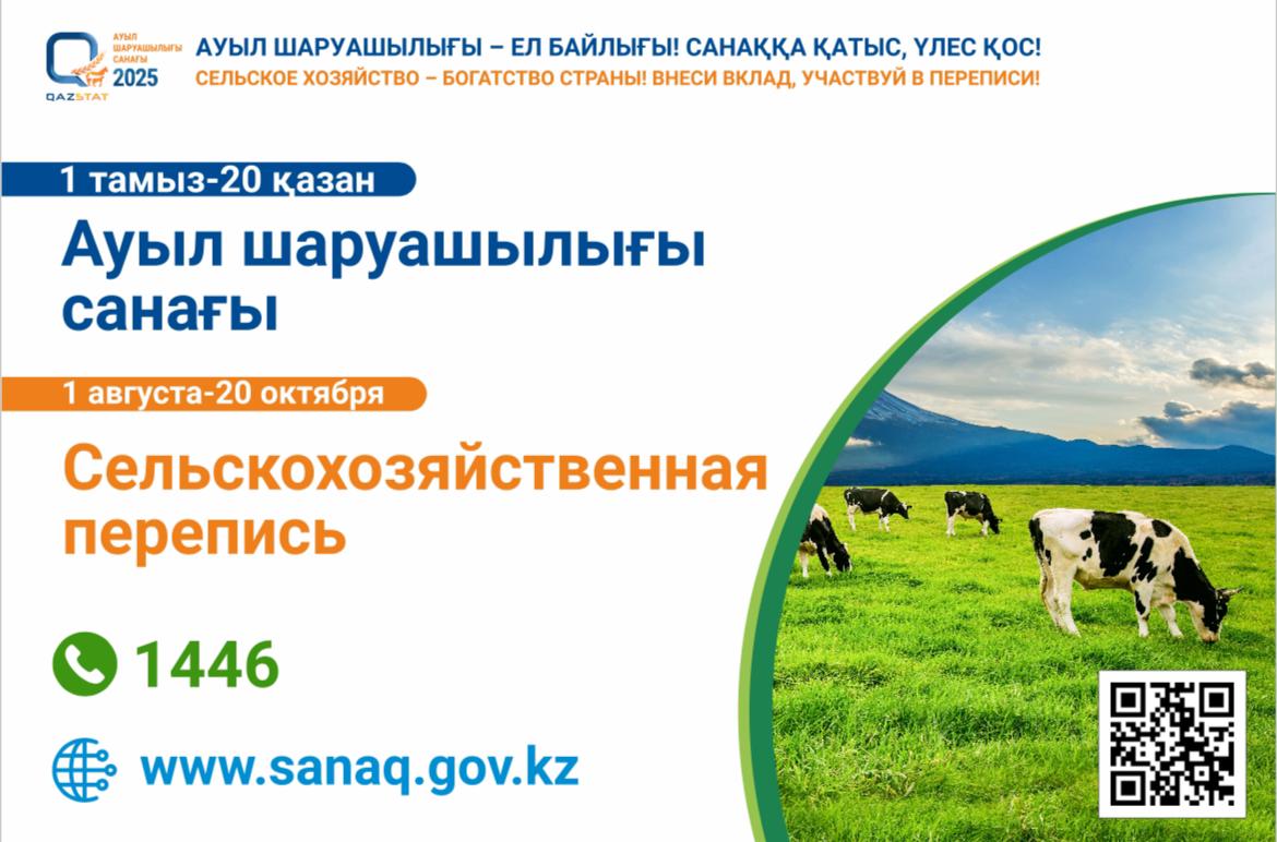 В 2025 году пройдет национальная сельскохозяйственная перепись