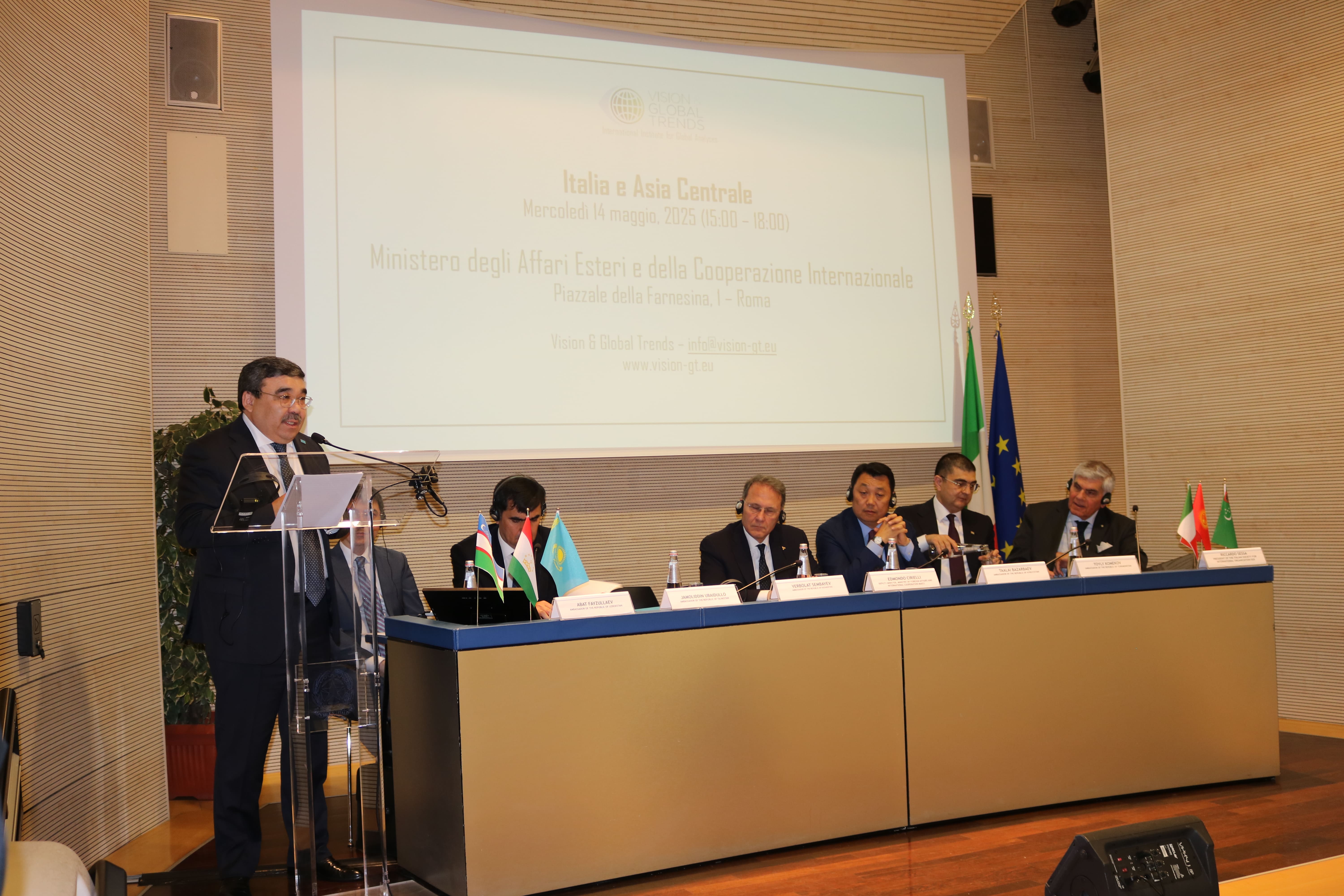 A Seminar Dedicated to the Partnership between Italy and Central Asia was Held in Rome