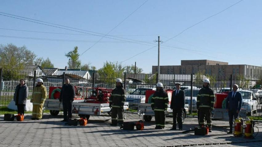 Осакаров ауданының ерікті өрт сөндіру жасақтары жаңа жабдықтарға ие болды