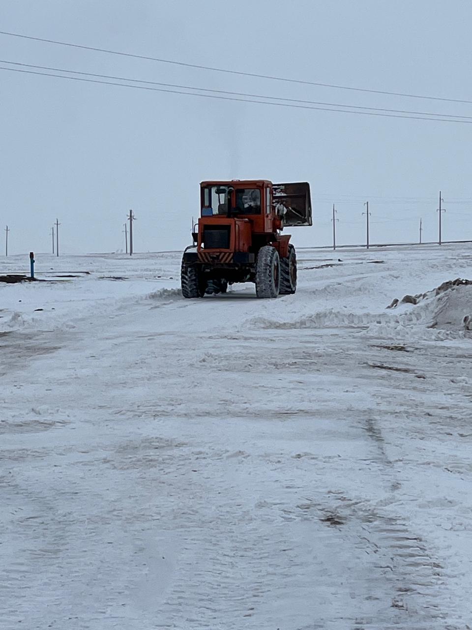 Қар тазалау жұмыстары