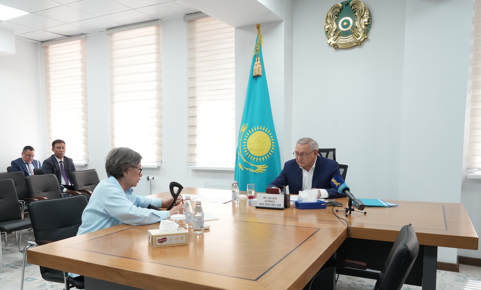 Бейбіт Исабаев азаматтарды жеке мәселелері бойынша қабылдады