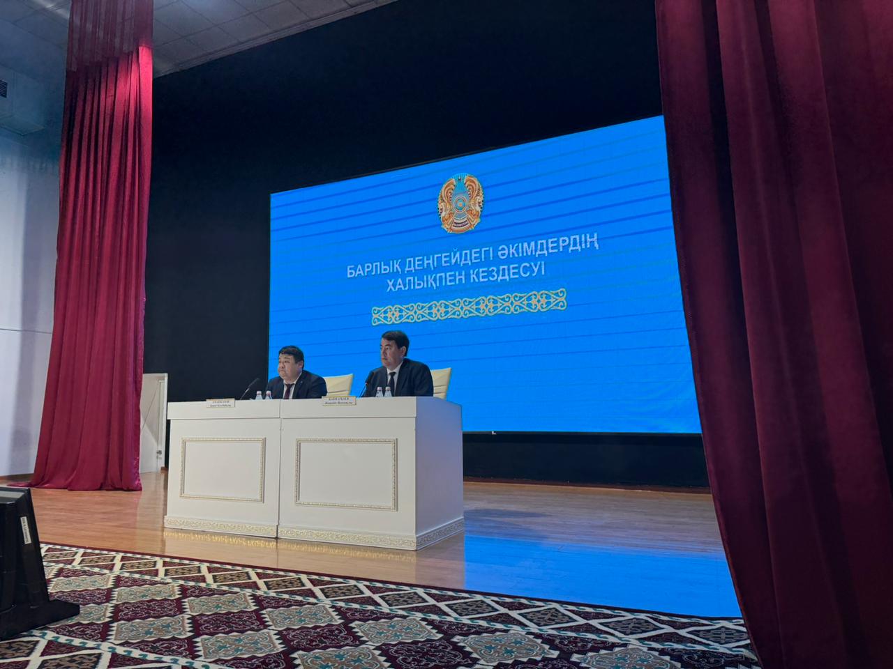 Қызылсай ауылында әкімнің есеп беру кездесуі өтті
