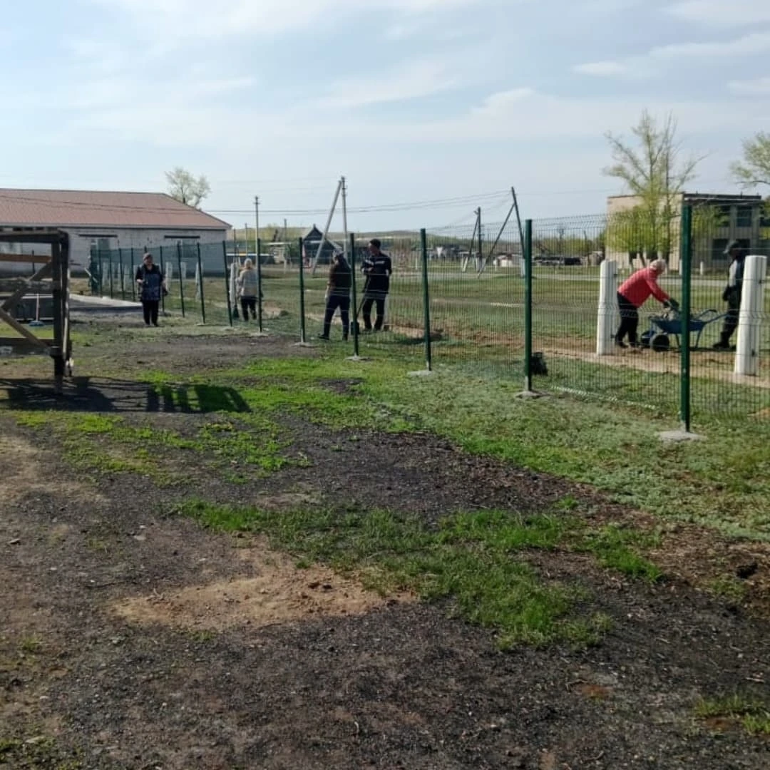 В Улентинском сельском округе прошел республиканский субботник