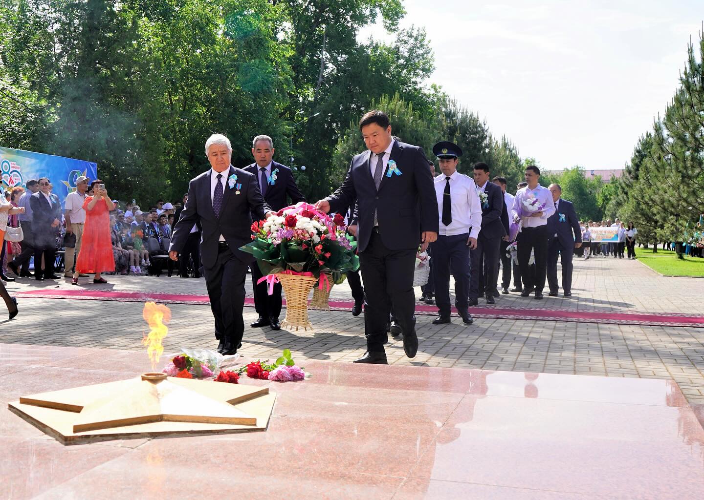 КЕНТАУЛЫҚТАР ҰЛЫ ЖЕҢІСТІҢ 80 ЖЫЛДЫҒЫН САЛТАНАТТЫ ТҮРДЕ АТАП ӨТТІ