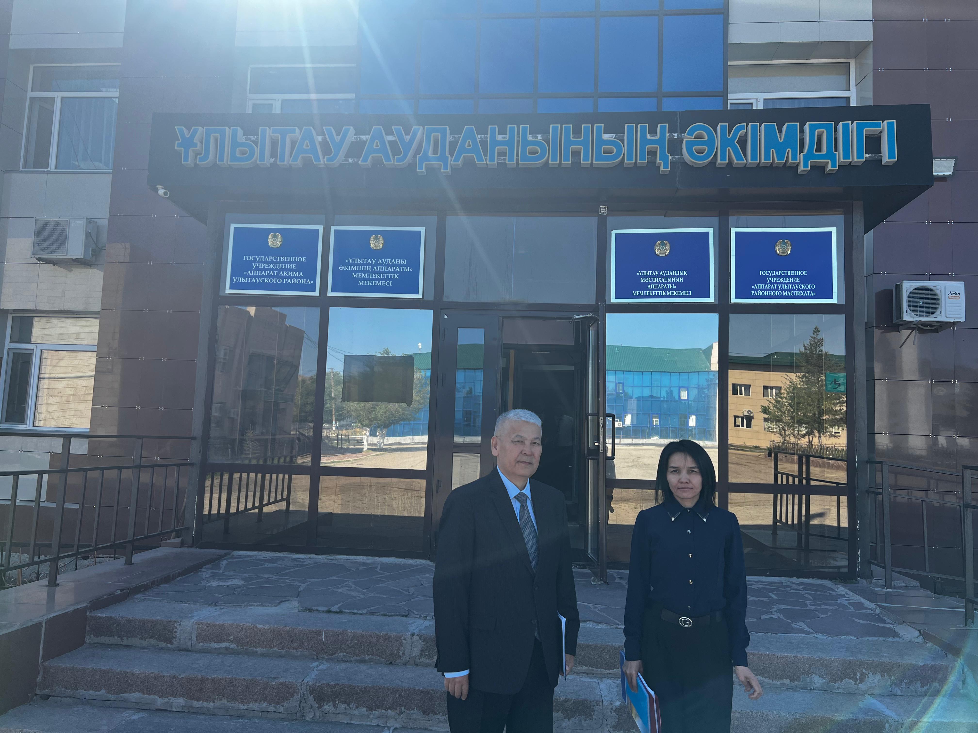 Ұлытау ауданының активімен кездесті