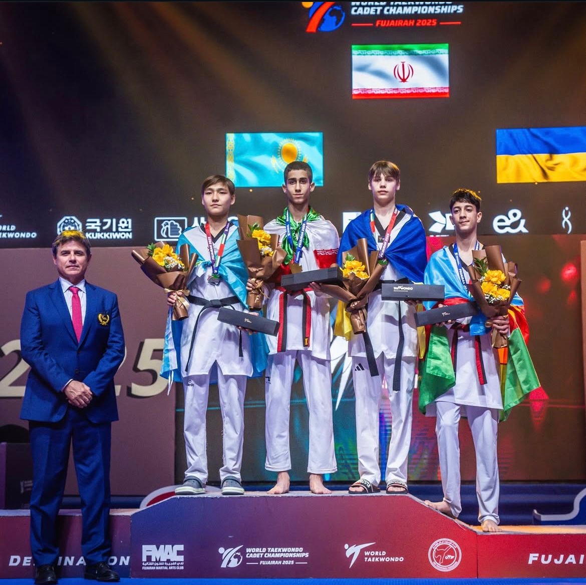 Астанчанин Аятжан Амирханов стал серебряным призером чемпионата мира по таэквондо