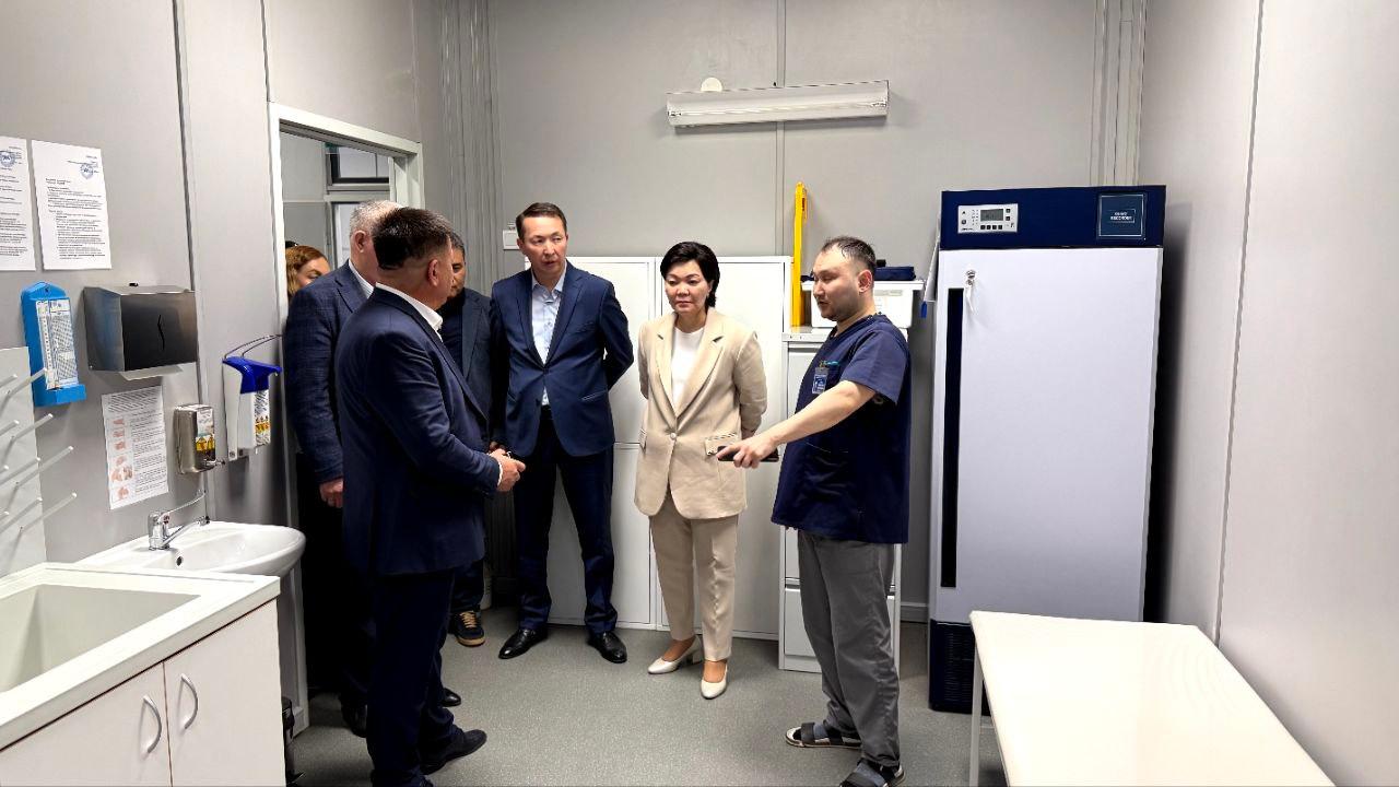С. Жақыпова Ұлытау облысының әлеуметтік мекемелері мен кәсіпорындарына барды