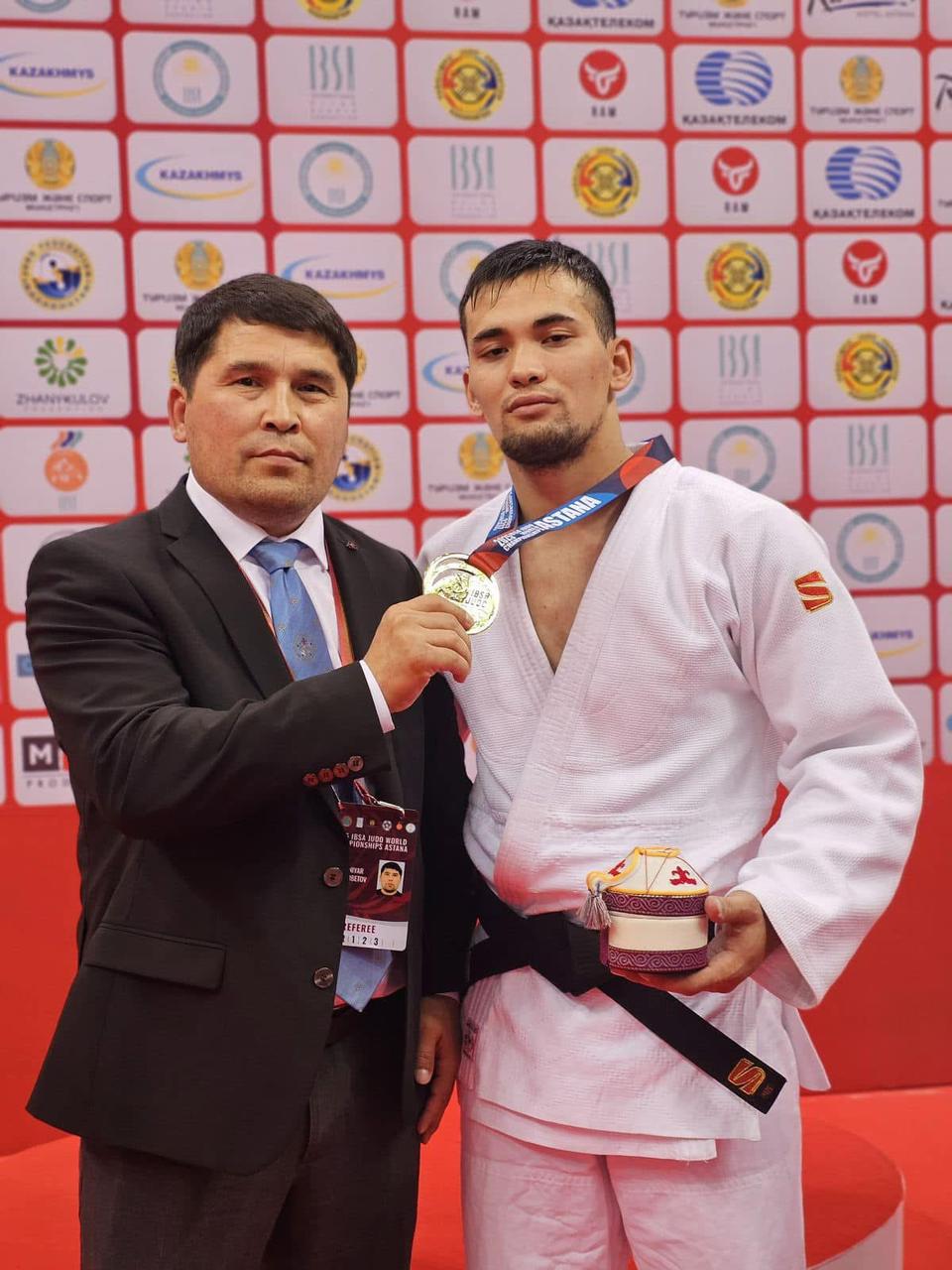 ТҮРКІСТАН ОБЛЫСЫНЫҢ СПОРТШЫСЫ ӘЛЕМ ЧЕМПИОНЫ АТАНДЫ