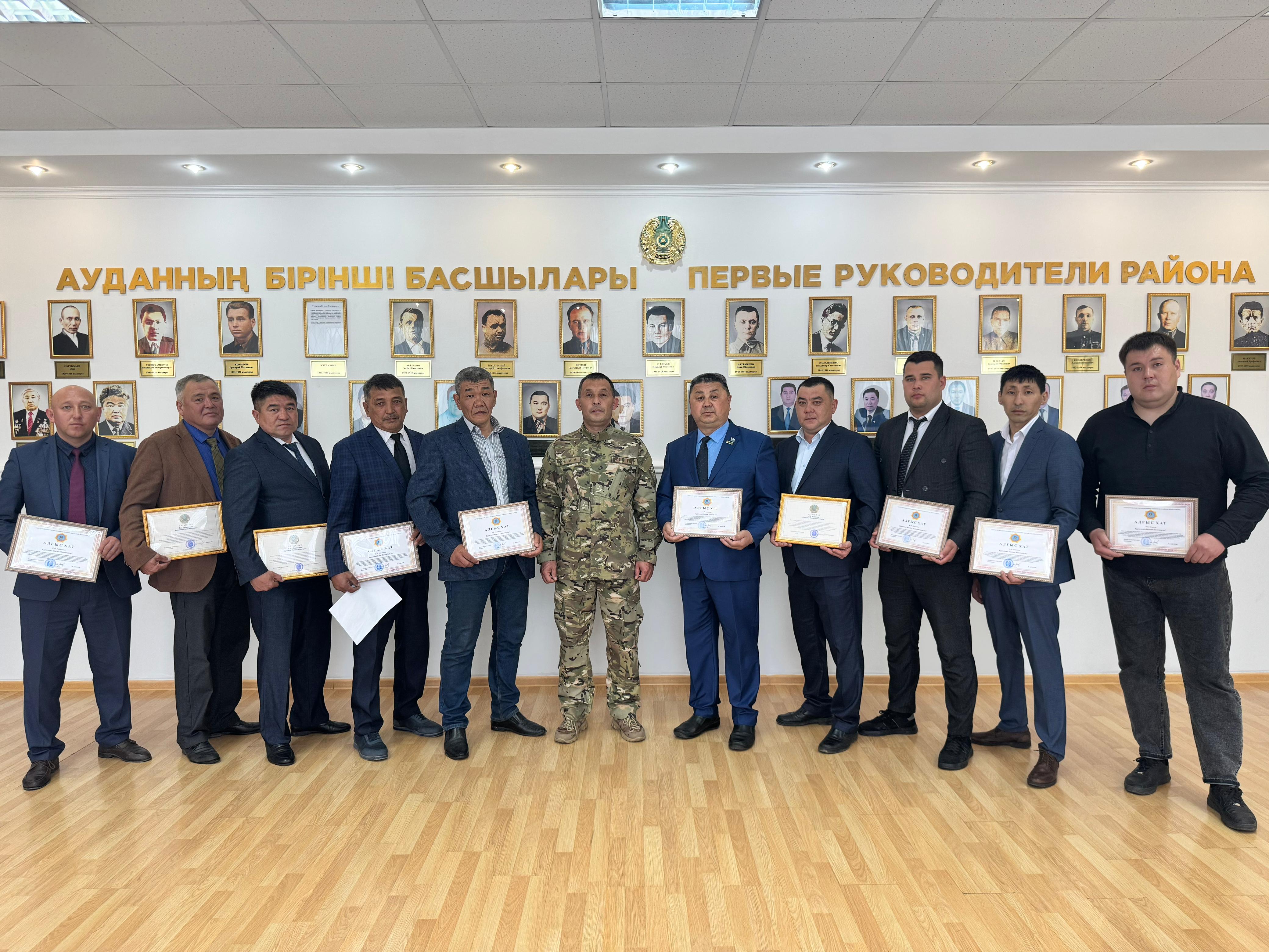 📢 Қызылжар ауданындағы су тасқыны кезінде көмек көрсеткендер марапатталды