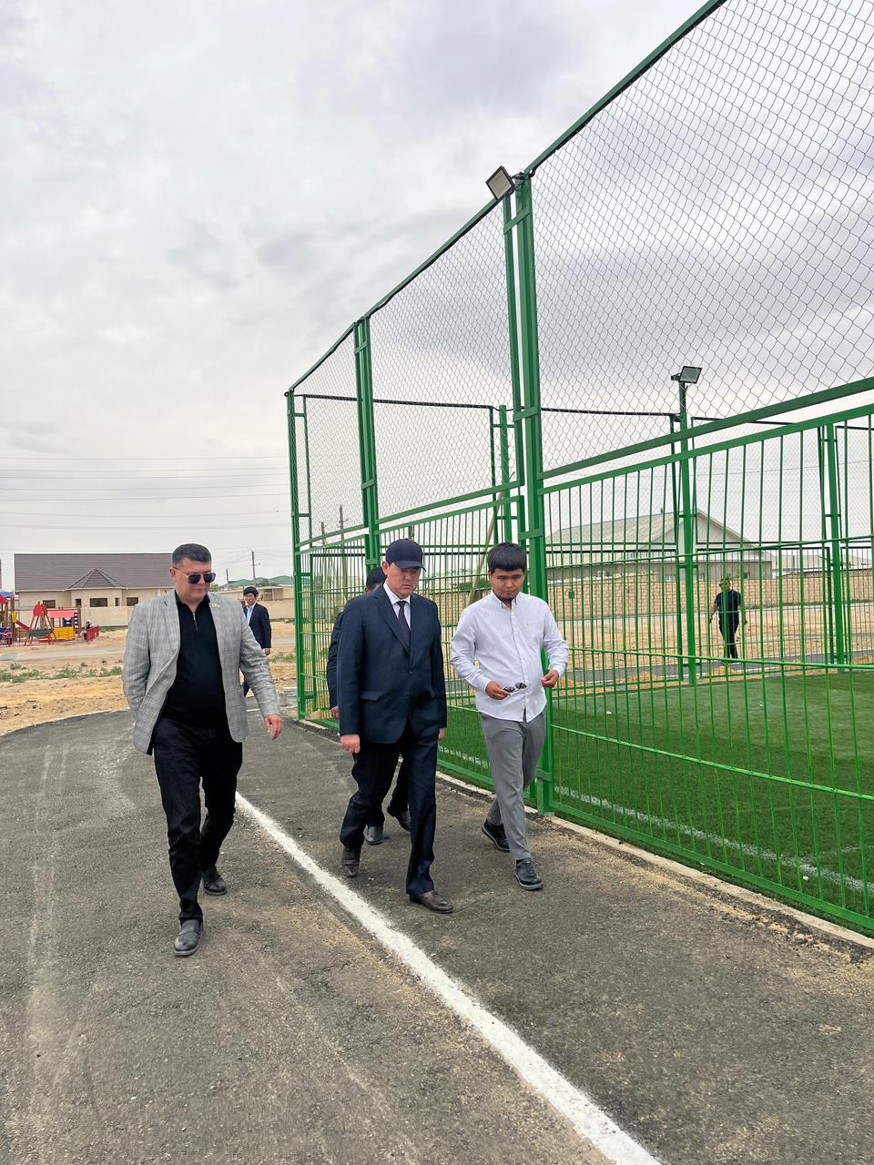 Қызылсай ауылында жаңа спорт және ойын алаңының құрылысы басталды