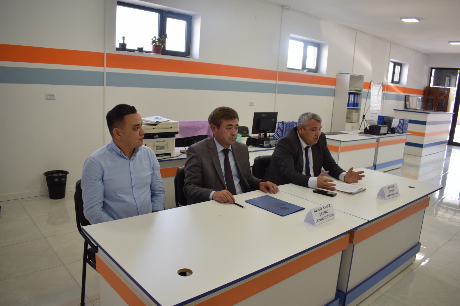 🔰 ДЕПАРТАМЕНТ: ЕҢБЕК ТӘУЕКЕЛДЕР КАРТАСЫ БОЙЫНША ОТЫРАР АУДАНДЫҚ МАНСАП ОРТАЛЫҒЫ ҰЖЫМЫМЕН КЕЗДЕСУ ӨТТІ