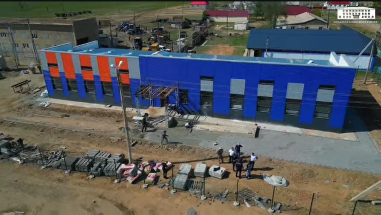Аудан әкімі медициналық нысандардың құрылысымен танысты