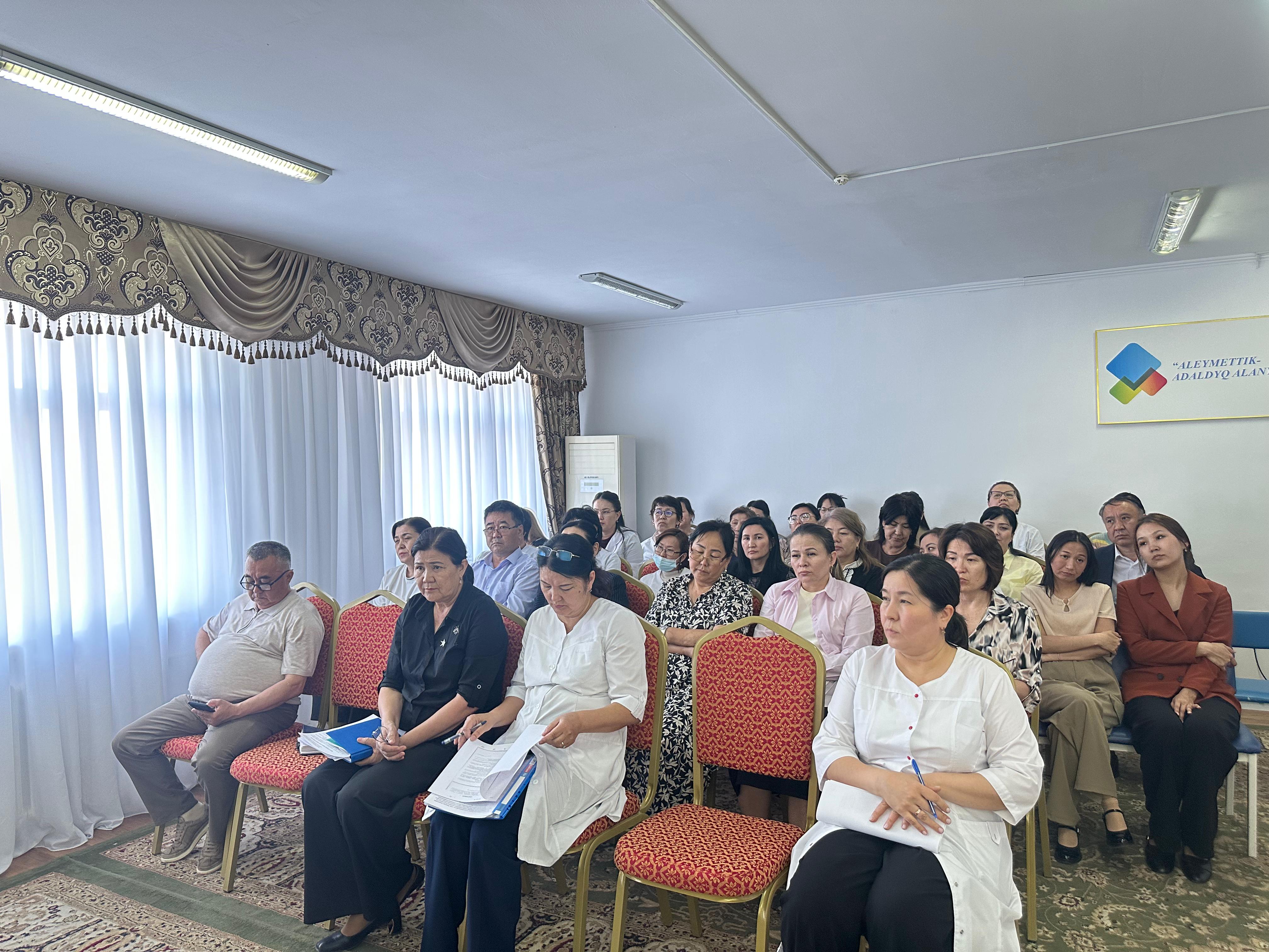 Халықты әлеуметтік қорғау саласындағы реттеу және бақылау комитетінің Қызылорда облысы бойынша департаментінде 2025 жылдың 1-тоқсанда атқарылған жұмыстарды қорытындылау бойынша алқа жиналыс өткізілді.