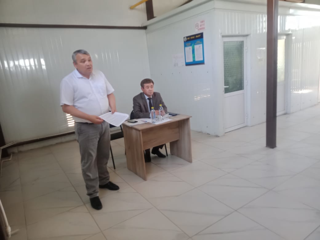 АРЫС: ЕҢБЕК ЗАҢНАМАСЫ ТАЛАПТАРЫНЫҢ САҚТАЛУЫ БОЙЫНША КЕЗЕКТІ КЕЗДЕСУ «АРЫС ЖЫЛУ» МКК-НЫҢ ҰЖЫМЫМЕН ЖАЛҒАСЫН ТАПТЫ