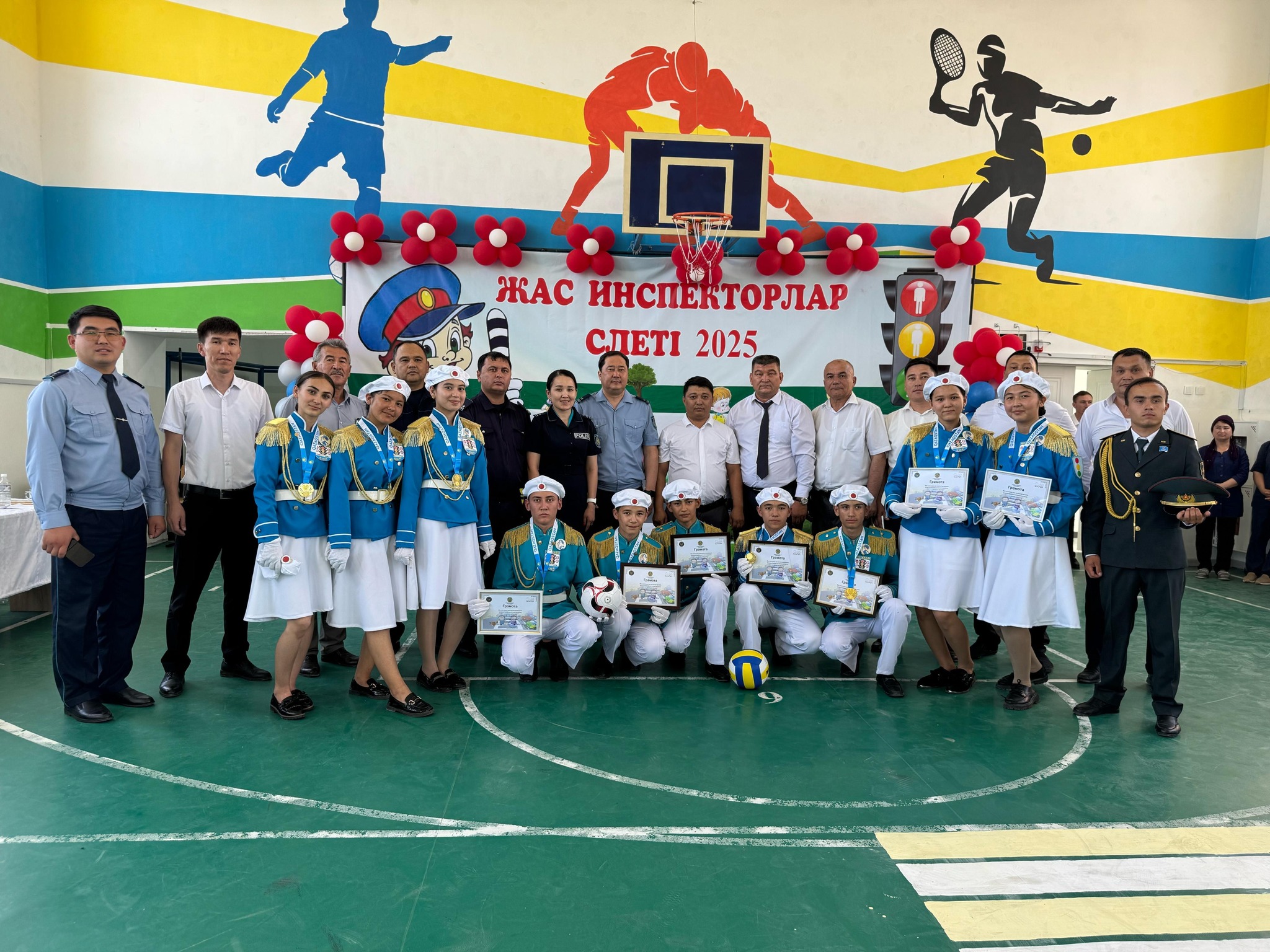 Түркістан облысында үздік жас жол инспекторларының слеті өтті