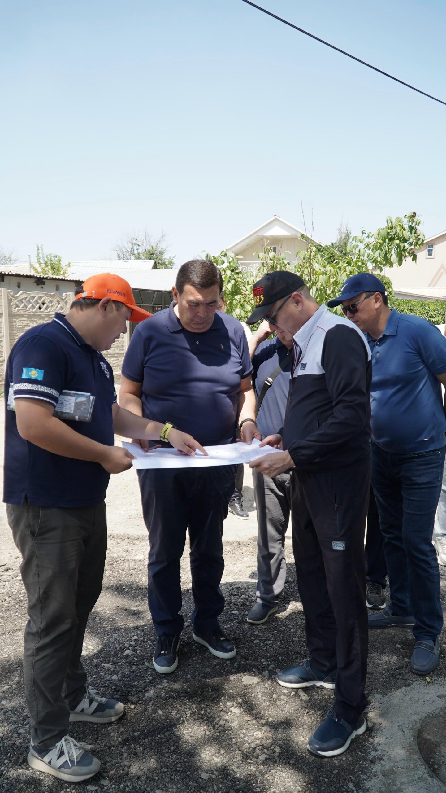 Қала әкімі Бақытжан Орынбеков шаһардағы бірқатар нысандар мен құрылыс алаңдарын аралады.