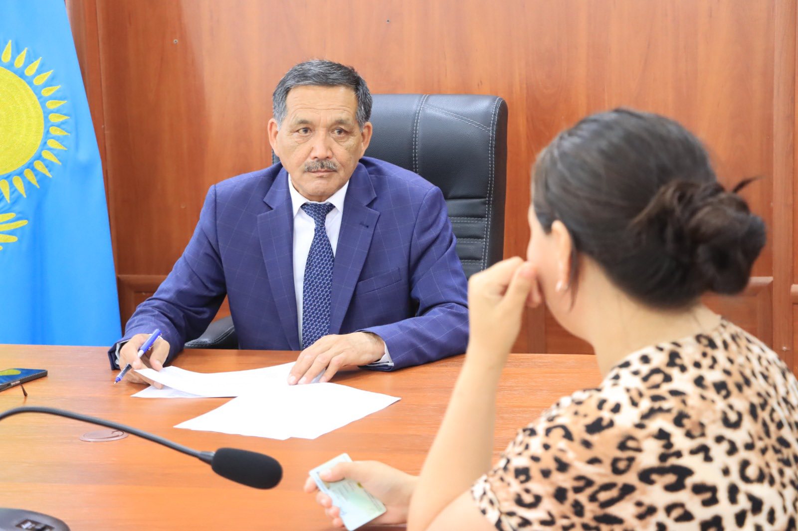 Аудан әкімі жеке қабылдау өткізді