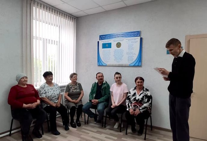 В селе Спасовка была проведена разьяснительтная лекция по проблемным вопросам на портале “Электронного правительства” - eGov.kz.