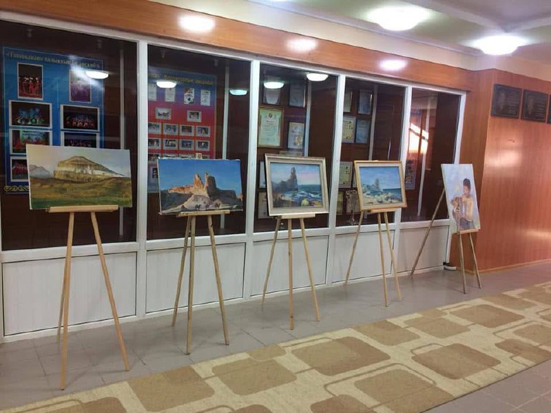 Маңғыстау ауданында «Көктем палитрасы» көрмесі өтті