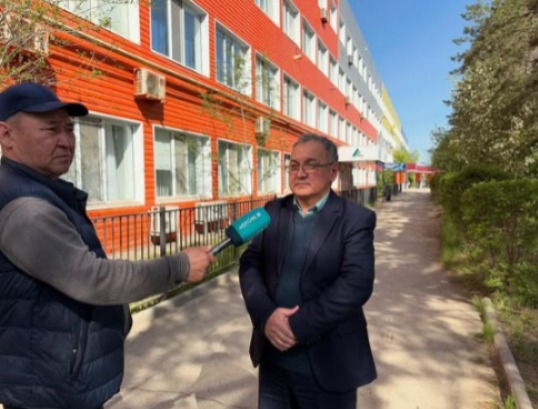 Интервью телеканалу Актобе на тему "Профилактика укусов клещей"