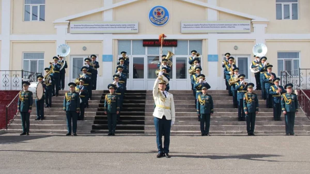 Ұлттық ұлан Ұлы Жеңістің 80 жылдығын патриоттық акциямен атап өтті