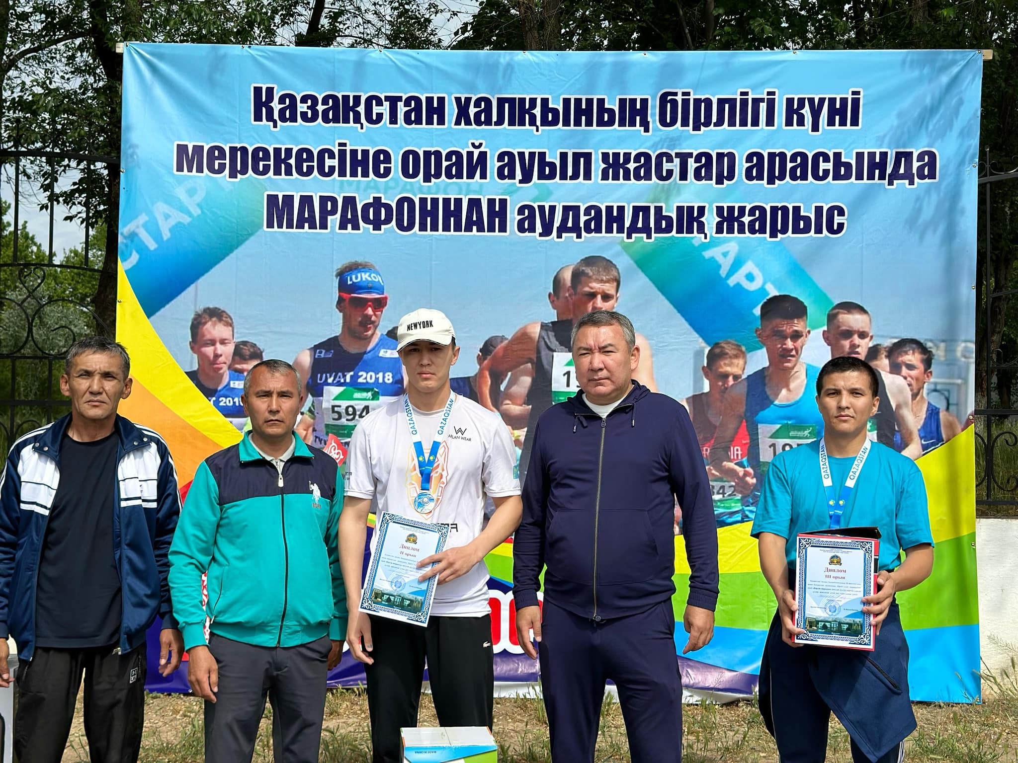 БӘЙДІБЕК: БІРЛІК КҮНІНЕ ОРАЙ МАРАФОН ҰЙЫМДАСТЫРЫЛДЫ