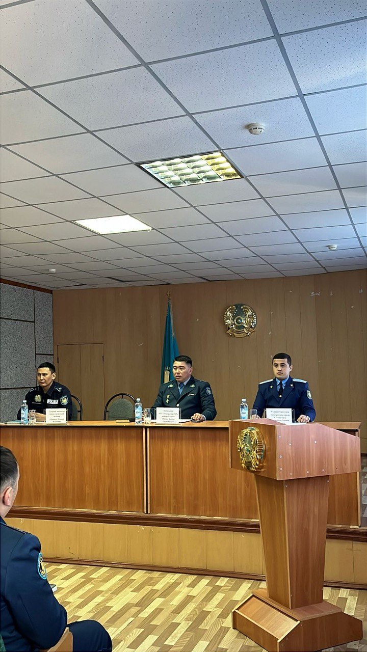 Прокуратура города Степногорска провела разъяснительную работу с личным составом РГУ «Учреждение №5» КУИС МВД РК