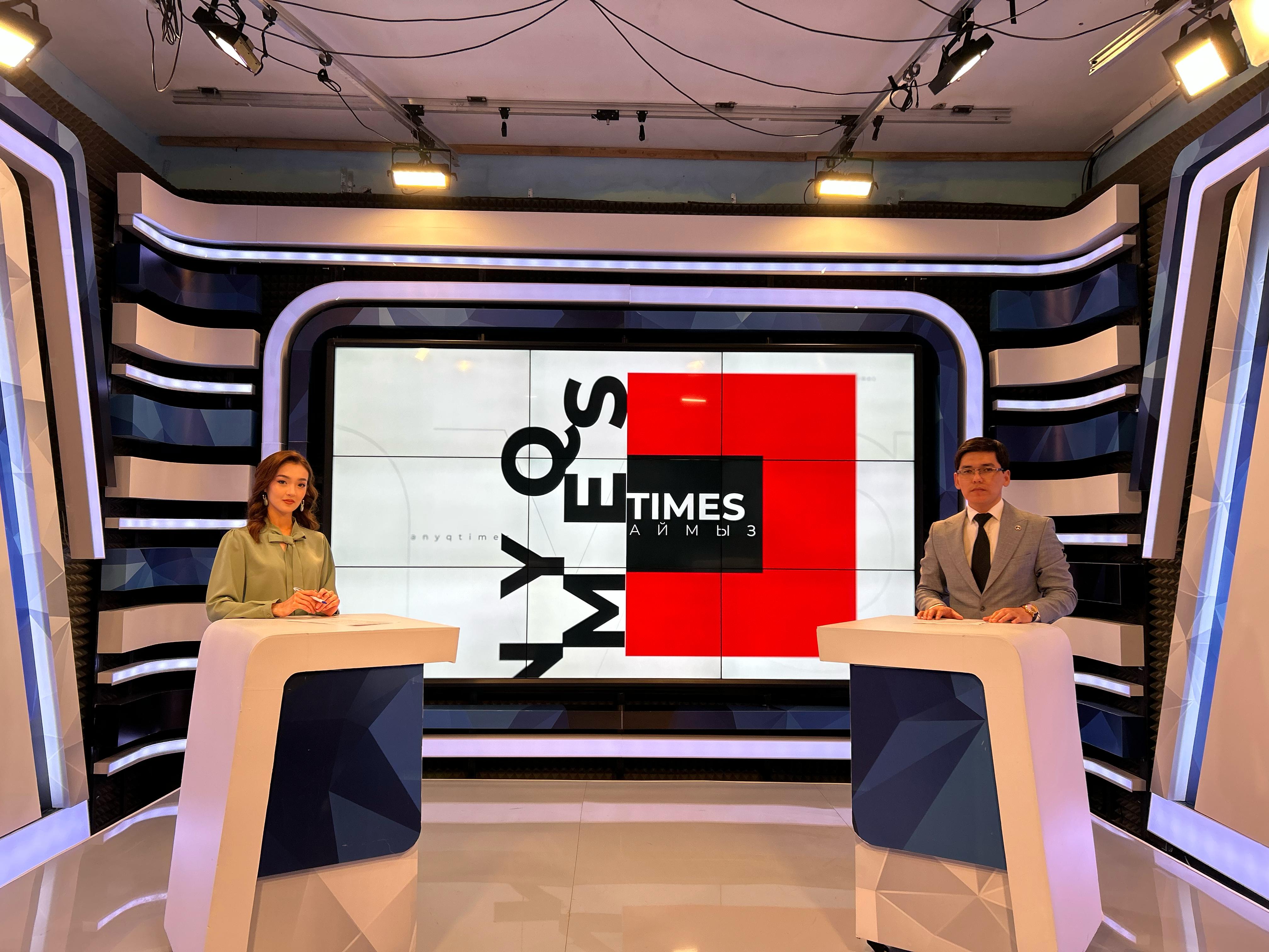 «Робот сот орындаушы» тақырыбында «ANYQTIMES» бағдарламасына сұхбат берді.