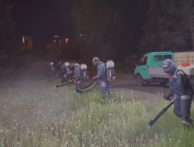 Астанада дезинсекциялық жұмыстың екінші кезеңі басталды