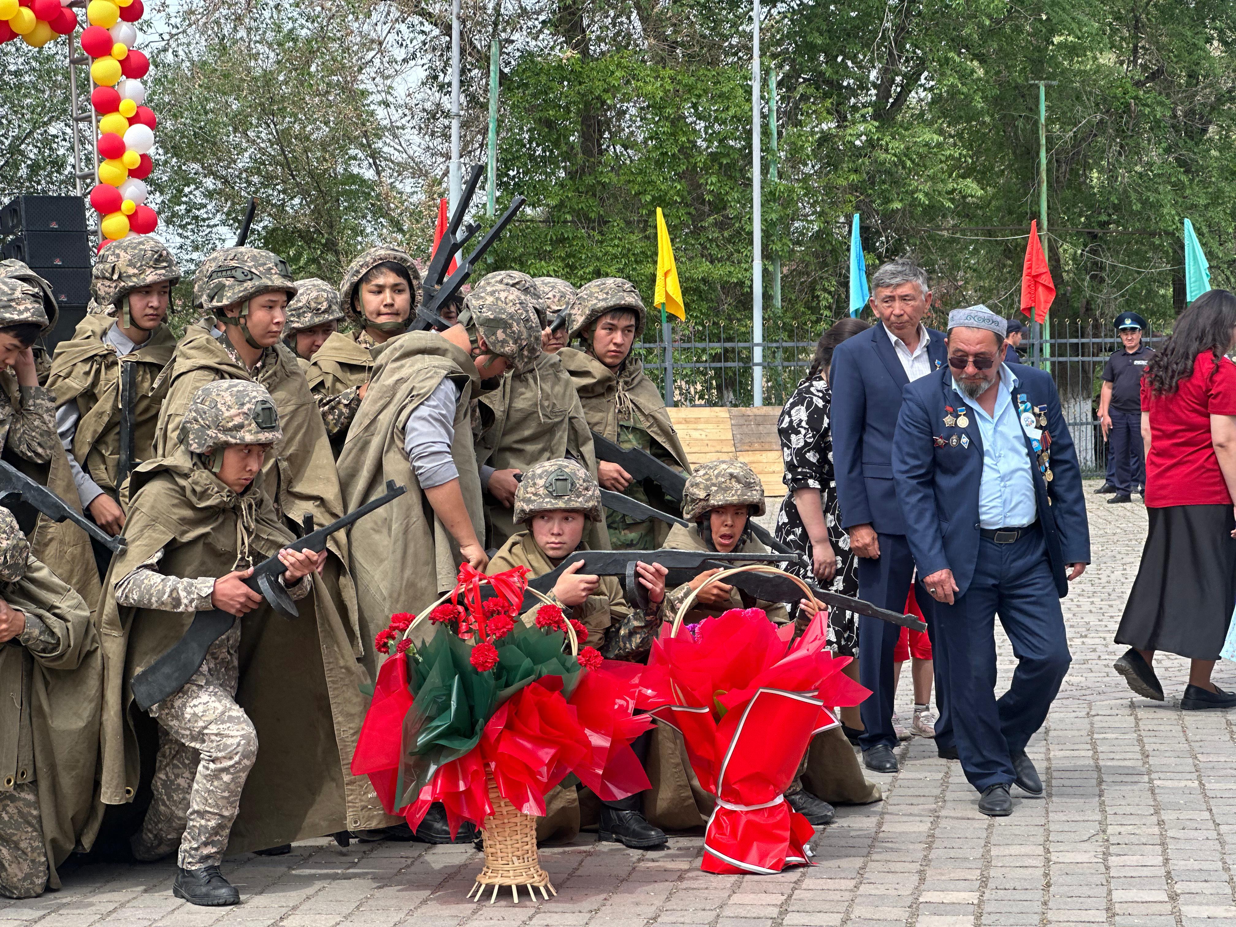 Кербұлақ ауданында Ұлы Жеңістің 80 жылдығына арналған үлкен мерекелік іс-шара өтті