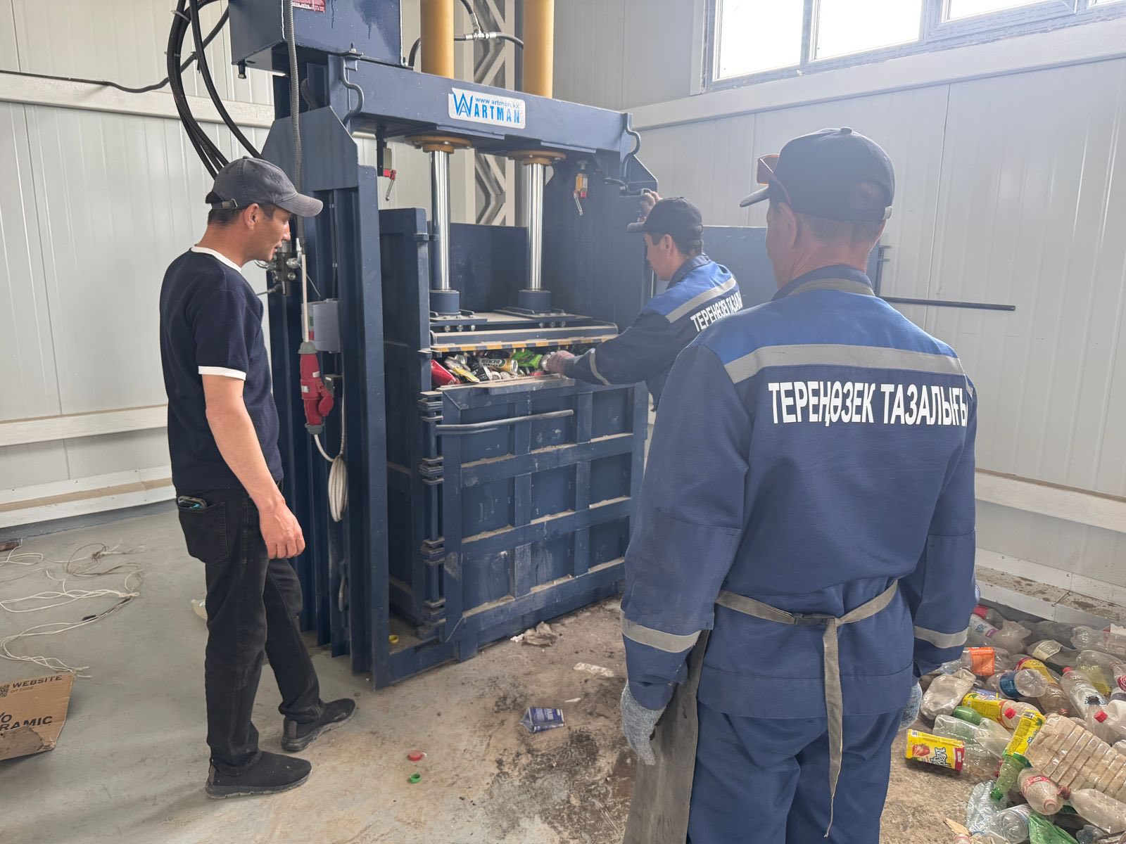 Аудан әкімі тұрмыстық қатты қалдықтар полигонының жұмысымен танысты