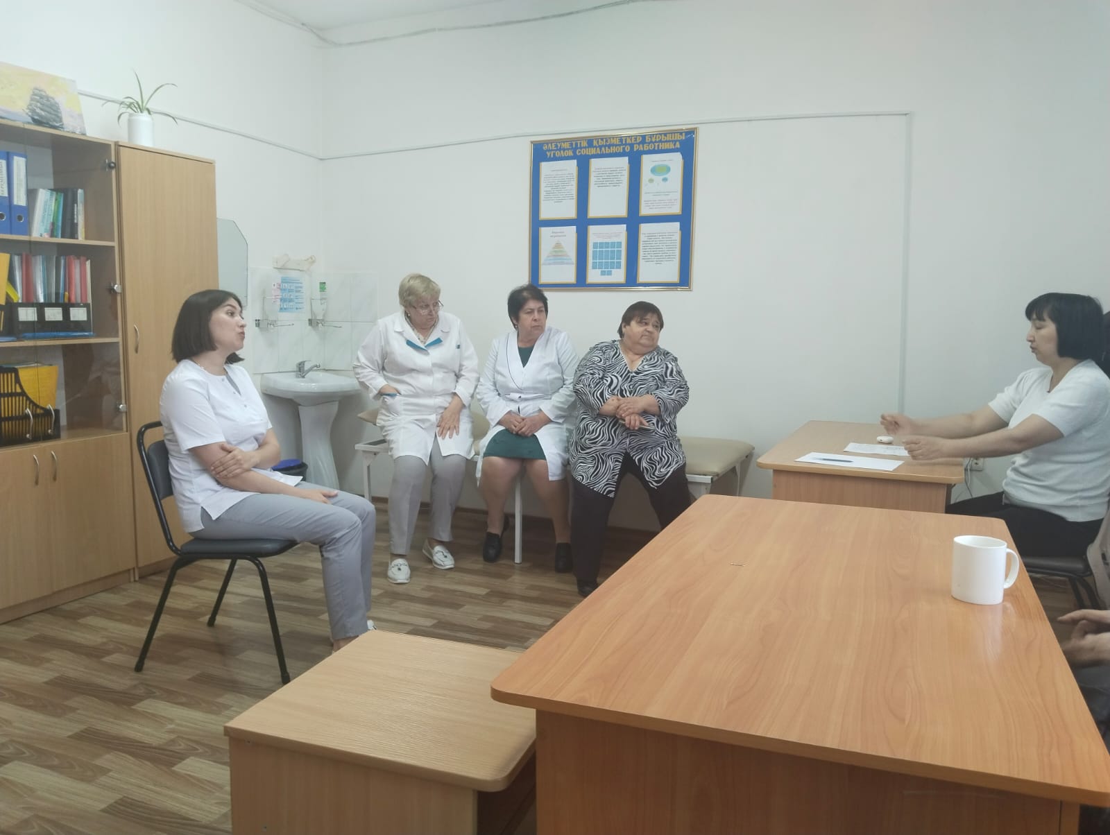 Выездное заседание отдела МСЭ в Щербактинский район.