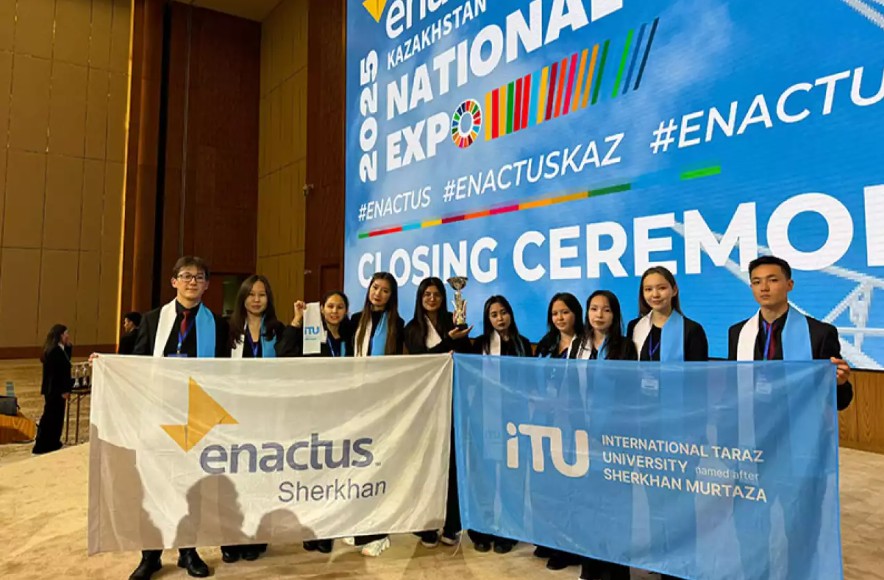 Жамбылские студенты стали финалистами  национального конкурса Enactus Kazakhstan National Expo 2025